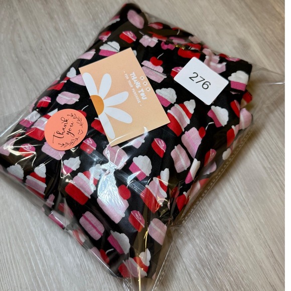 Kate Spade New York Cupcake Print Skirt Black Pink Red Girls 14Y KSCYG0469 - Picture 12 of 12